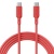 アドテック　ＵＳＢ２．０　Ｔｙｐｅ－Ｃ　ｔｏ　Ｃ　ケーブル（１００Ｗ出力）　レッド　１ｍ　ＡＰＣ－Ｖ１０１０ＳＣＣ－Ｕ２－ＲＤ　１本