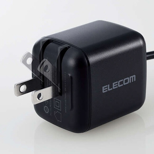 エレコム　ＵＳＢ　ＰｏｗｅｒＤｅｌｉｖｅｒｙ　４５Ｗ　ＡＣ充電器（ＵＳＢ　Ｔｙｐｅ－Ｃケーブル一体型）　ブラック　ＡＣＤＣ－ＰＤ８３４５ＢＫ　１個5