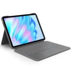 ロジクール　トラックパッド搭載キーボード一体型ケース　コンボ　タッチ　ｉＰａｄ　Ａｉｒ　１１型／ｉＰａｄ　Ａｉｒ　第５世代用　オックスフォードグレー　ｉＫ１１７８ＧＲＡ　１台