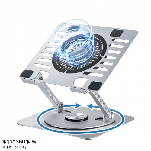 サンワサプライ　スタンド型ノートＰＣクーラー　１０．１～１７．３型ワイド対応　ＴＫ－ＣＬＮ３０Ｕ　１個4
