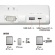 サンワサプライ　節電タップ　２Ｐ・４個口　ホワイト　３ｍ　ＴＡＰ－Ｂ１０７ＵＣ－３Ｗ　１個3