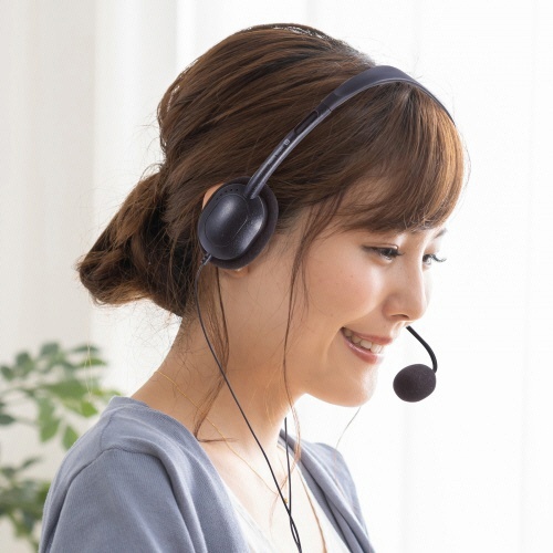 サンワサプライ　４極対応ヘッドセット（マイクミュート付き・軽量）　ＭＭ－ＨＳ４０８ＢＫ　１個7