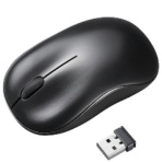 サンワサプライ　ワイヤレスブルーＬＥＤマウス（３ボタン）　ブラック　ＭＡ－ＷＢ３１２ＢＫ　１個