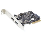 StarTech.com 2ポートUSB-A増設PCIeカード ブラック PEXUSB312A3 1個