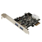 ＳｔａｒＴｅｃｈ．ｃｏｍ　２ポートＵＳＢ　ＰＣＩ　Ｅｘｐｒｅｓｓインターフェースカード　ＰＥＸＵＳＢ３Ｓ２５　１個