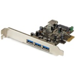 ＳｔａｒＴｅｃｈ．ｃｏｍ　ＵＳＢ　３．０　４ポート増設ＰＣＩ　Ｅｘｐｒｅｓｓインターフェースカード　ブラック　ＰＥＸＵＳＢ３Ｓ４２　１個