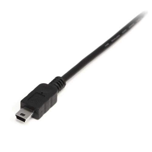 ＳｔａｒＴｅｃｈ．ｃｏｍ　ミニＵＳＢ２．０ケーブル　２ｍ　Ａ（オス）－Ｍｉｎｉ　Ｂ（オス）　ブラック　ＵＳＢ２ＨＡＢＭ２Ｍ　１本2