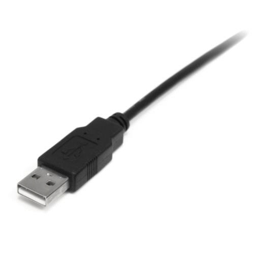 ＳｔａｒＴｅｃｈ．ｃｏｍ　ミニＵＳＢ２．０ケーブル　５０ｃｍ　Ａ（オス）－Ｍｉｎｉ　Ｂ（オス）　ブラック　ＵＳＢ２ＨＡＢＭ５０ＣＭ　１本3
