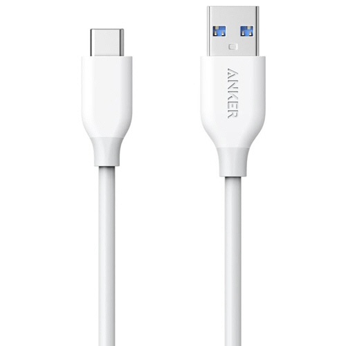 アンカージャパン　ＡＮＫＥＲ　ＰｏｗｅｒＬｉｎｅ　ＵＳＢ　Ｔｙｐｅ－Ｃケーブル　０．９ｍ　ホワイト　Ａ８１６３０２１　１本1