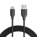 アンカージャパン　ＡＮＫＥＲ　ＰｏｗｅｒＬｉｎｅ　ＵＳＢ　Ｔｙｐｅ－Ｃケーブル　１．８ｍ　ブラック　Ａ８１６６０１１　１本