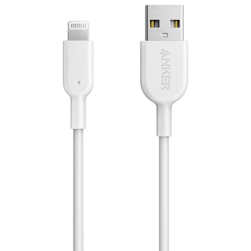 アンカージャパン　ＡＮＫＥＲ　ＰｏｗｅｒＬｉｎｅ　ＩＩ　ライトニングケーブル　０．９ｍ　ホワイト　Ａ８４３２０２２　１本1