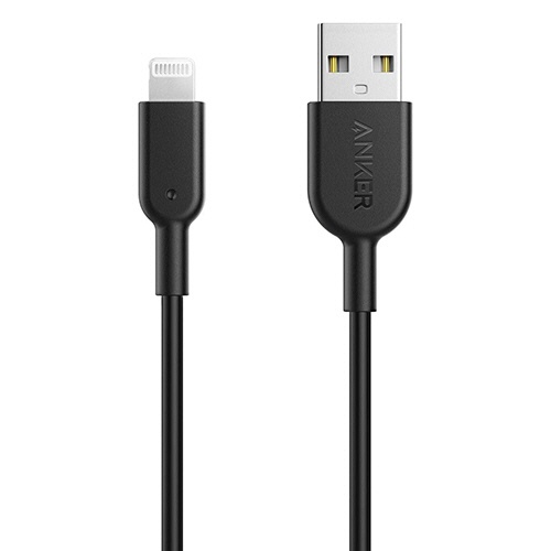 アンカージャパン　ＡＮＫＥＲ　ＰｏｗｅｒＬｉｎｅ　ＩＩ　ライトニングケーブル　０．９ｍ　ブラック　Ａ８４３２０１２　１本1