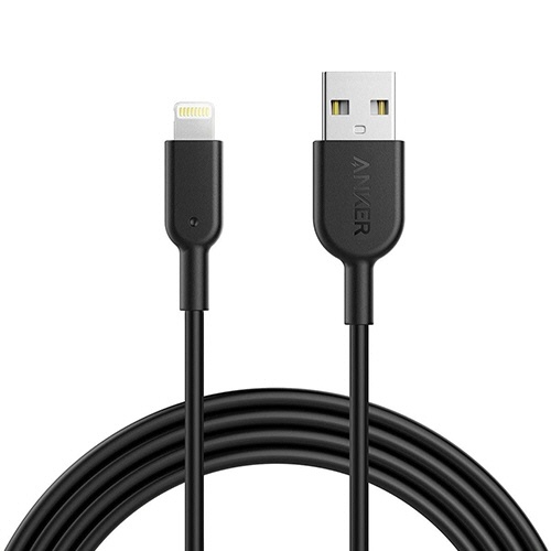 アンカージャパン　ＡＮＫＥＲ　ＰｏｗｅｒＬｉｎｅ　ＩＩ　ライトニングケーブル　１．８ｍ　ブラック　Ａ８４３３０１２　１本1