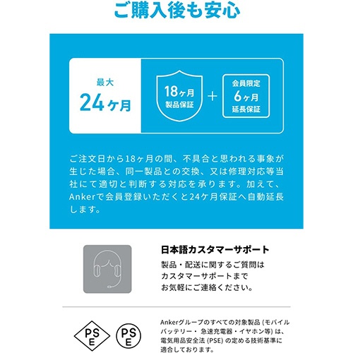 アンカージャパン　ＡＮＫＥＲ　ＰｏｗｅｒＬｉｎｅ　ＩＩＩ　ライトニングケーブル　１．８ｍ　ホワイト　Ａ８８１３０２１　１本7