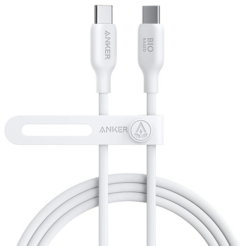 アンカージャパン　ＡＮＫＥＲ　５４３　エコフレンドリーＵＳＢ－Ｃ＆ＵＳＢ－Ｃ　ケーブル　１．８ｍ　ホワイト　Ａ８０Ｅ２Ｎ２１　１本1