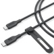アンカージャパン ANKER USB-C&USB-Cケーブル(240W エコフレンドリーナイロン) 1.8m ブラック A80E6011 1本