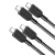 アンカージャパン　ＡＮＫＥＲ　３１０　高耐久ナイロン　ＵＳＢ－Ｃ＆ＵＳＢ－Ｃ　ケーブル　０．９ｍ　ブラック　Ｂ８１Ｅ５０１１　１パック（２本）