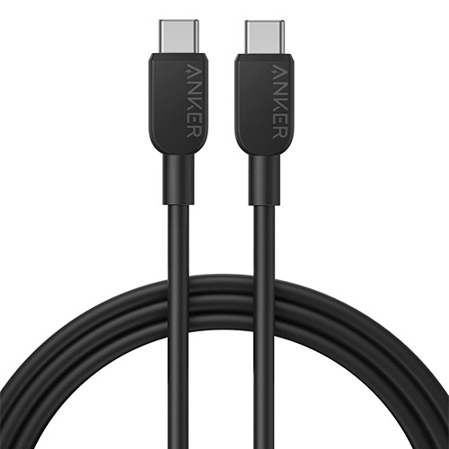 アンカージャパン　ＡＮＫＥＲ　３１０　ＵＳＢ－Ｃ＆ＵＳＢ－Ｃ　ケーブル　１．８ｍ　ブラック　Ａ８１Ｅ２０１１　１本1