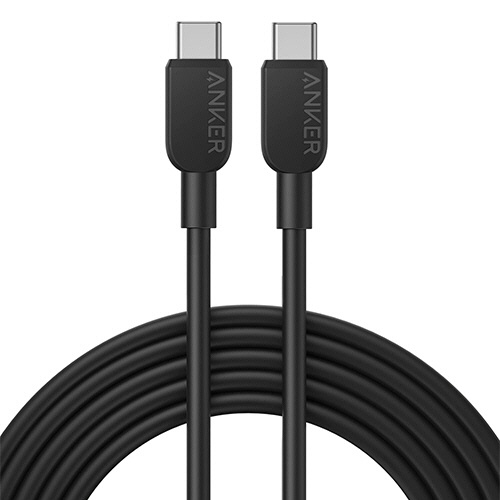 アンカージャパン　ＡＮＫＥＲ　３１０　ＵＳＢ－Ｃ＆ＵＳＢ－Ｃ　ケーブル　３．０ｍ　ブラック　Ａ８１Ｅ３０１１　１本1