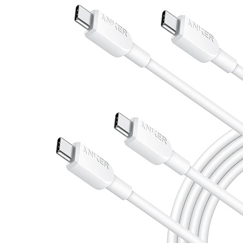 アンカージャパン　ＡＮＫＥＲ　３１０　ＵＳＢ－Ｃ＆ＵＳＢ－Ｃ　ケーブル　１．８ｍ　ホワイト　Ｂ８１Ｅ２０２１　１パック（２本）1