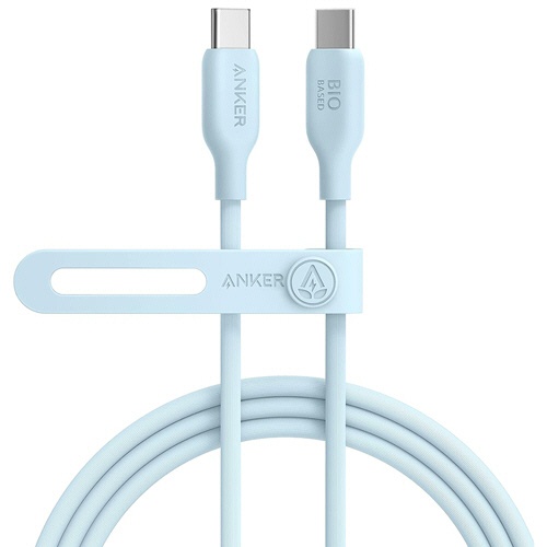 アンカージャパン　ＡＮＫＥＲ　５４３　エコフレンドリーＵＳＢ－Ｃ＆ＵＳＢ－Ｃ　ケーブル　１．８ｍ　ブルー　Ａ８０Ｅ２Ｎ３１　１本1