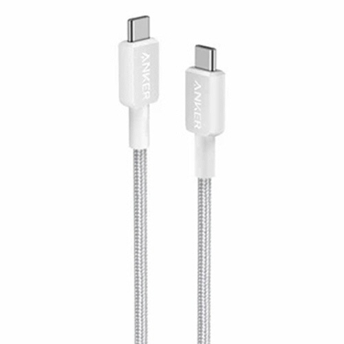 アンカージャパン　ＡＮＫＥＲ　３２２　高耐久ナイロン　ＵＳＢ－Ｃ＆ＵＳＢ－Ｃ　ケーブル　１．８ｍ　ホワイト　Ａ８１Ｆ６Ｎ２１　１本1