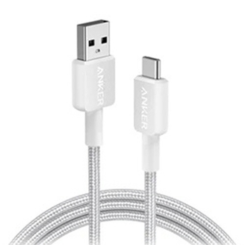 アンカージャパン　ＡＮＫＥＲ　３２２　ＵＳＢ－Ｃ＆ＵＳＢ－Ａ　ケーブル（ＵＳＢ２．０対応）　１．８ｍ　ホワイト　Ａ８１Ｈ６Ｎ２１　１本1