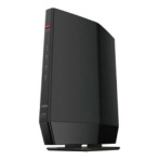 バッファロー　ＡｉｒＳｔａｔｉｏｎ　無線ＬＡＮ中継機　１１ａｘ／ａｃ／ｎ／ａ／ｇ／ｂ　４８０３＋５７３Ｍｂｐｓ　ブラック　ＷＥＸ－５４００ＡＸ６　１台
