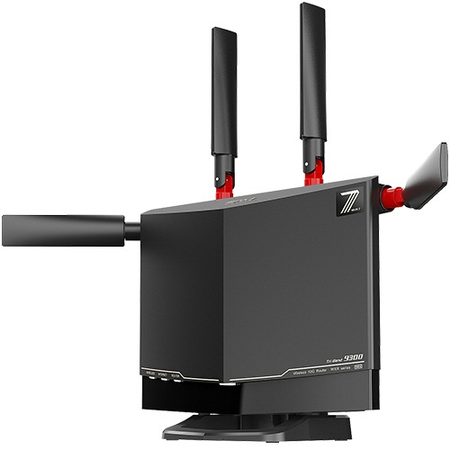 バッファロー　ＡｉｒＳｔａｔｉｏｎ　無線ＬＡＮ親機　１１ｂｅ／ａｘ／ａｃ／ｎ／ａ／ｇ／ｂ　５７６４＋２８８２＋６８８Ｍｂｐｓ　ブラック　ＷＸＲ９３００ＢＥ６Ｐ　１台1