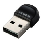 エレコム　Ｂｌｕｅｔｏｏｔｈ　Ｖｅｒ．５．３　ＵＳＢアダプター（ＵＳＢ－Ａプラグ／Ｃｌａｓｓ２）　ブラック　ＬＢＴ－ＵＡＮ０６Ｃ２　１個