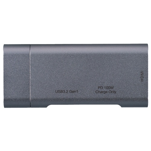 ナカバヤシ　ＰＤ対応　Ｔｙｐｅ－Ｃ　ポケットサイズドッキングステーション　グレー　ＵＤ－Ｃ０８ＧＹ　１個3