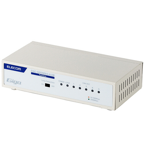 BUFFALO Giga対応 金属筺体 電源内蔵 5ポート ホワイト スイッチングハブ LSW3-GT-5NS 6g7v4d0 LSW6-GT-5NS/WH : スイッチングハブ | バッファロー