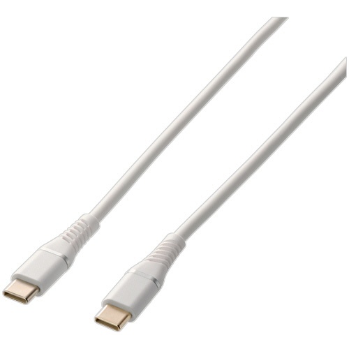 ハイディスク　やわらかで絡みにくい　ＵＳＢ　Ｃ　ｔｏ　Ｃケーブル　ＰＤ１００Ｗ対応　１ｍ　ホワイト　ＨＤ－ＳＴＣＣ１００Ｗ１ＷＨ　１本1
