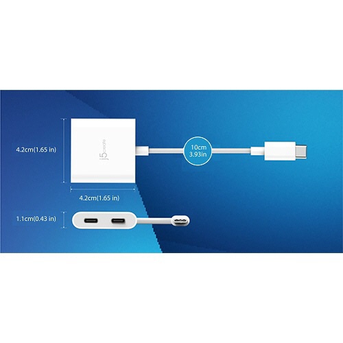 ｊ５　Ｃｒｅａｔｅ　ＵＳＢ－Ｃ　ｔｏ　ＤＰ　ａｌｔ　ｍｏｄｅ出力＆ＰＤ充電　２ｉｎ１　変換アダプター　ＪＣＡ１６４　１個4
