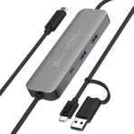 ｊ５　Ｃｒｅａｔｅ　ワームホールスイッチ　ＰＣリンクハブ　ＵＳＢ－Ｃ　ｔｏ　ＵＳＢ－Ｃ＆Ａ　ＪＣＨ４６２　１個