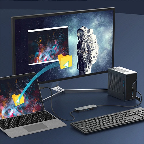 ｊ５　Ｃｒｅａｔｅ　ワームホールスイッチ　ＰＣリンクハブ　ＵＳＢ－Ｃ　ｔｏ　ＵＳＢ－Ｃ＆Ａ　ＪＣＨ４６２　１個6