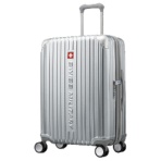 エム・エス・シー　ＳＷＩＳＳ　ＭＩＬＩＴＡＲＹ　ＣＹＧＮＵＳ（シグナス）　スーツケース　７３Ｌ　メタリックシルバー　ＳＭ－Ａ８２４　ＳＩＬＶＥＲ　１台