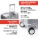 エム・エス・シー　ＳＷＩＳＳ　ＭＩＬＩＴＡＲＹ　ＣＹＧＮＵＳ（シグナス）　スーツケース　７３Ｌ　メタリックシルバー　ＳＭ－Ａ８２４　ＳＩＬＶＥＲ　１台3