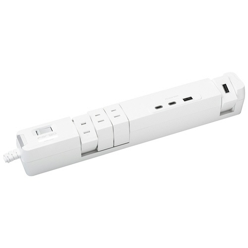 ファーゴ　ＴＡＰＫＩＮＧ　電源タップ　ＵＳＢ　ＰＤ６５Ｗ　ＡＣ６個口　ＵＳＢ－Ｃ／Ａ×各２ポート　ホワイト　Ｔ５ＷＨ　１個1