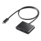 サンワサプライ USB Type C-HDMI変換アダプタ(4K・PD対応・USBハブ付) AD-ALCPHDPD02 1個