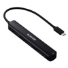 エレコム ドッキングステーション スリムタイプ 6in1 ブラック DST-C30BK 1個
