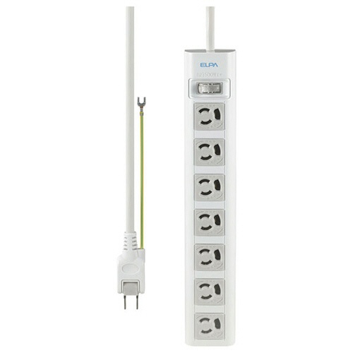 ＥＬＰＡ　ＯＡマルチタップ　３Ｐ　２ｍ　ＷＢＮ－Ｓ７３０２ＡＳ２　１個1