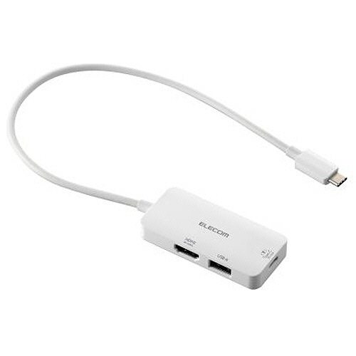 エレコム　ドッキングステーション３ｉｎ１（充電＋映像出力）　ホワイト　ＤＳＴ－Ｃ３１ＷＨ　１個1