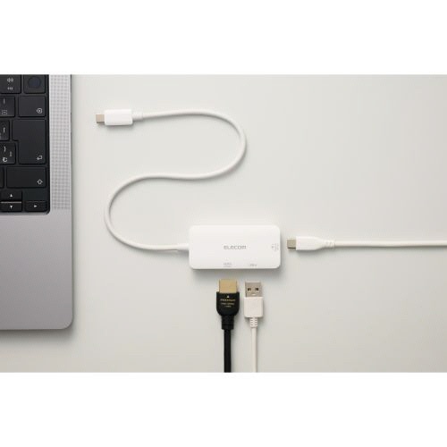 エレコム　ドッキングステーション３ｉｎ１（充電＋映像出力）　ホワイト　ＤＳＴ－Ｃ３１ＷＨ　１個8