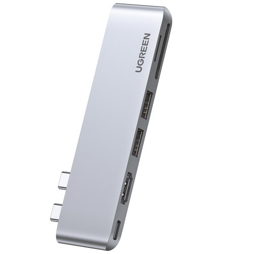 ユーグリーン　Ｄｕａｌ　ＵＳＢ－Ｃハブ　６－ｉｎ－１　８０８５６　１個1