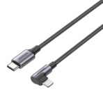 ユーグリーン　ＵＳＢ－Ｃ　ｔｏ　Ｌ型Ｌｉｇｈｔｎｉｎｇケーブル　１ｍ　６０７６３　１本