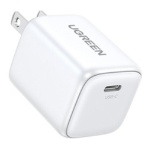 ユーグリーン　Ｎｅｘｏｄｅ　急速充電器　３０Ｗ　ＧａＮ　ＵＳＢ　Ｔｙｐｅ－Ｃ×１　ホワイト　１５３２９　１個