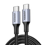 ユーグリーン　ＵＳＢ－Ｃ　ｔｏ　ＵＳＢ－Ｃ　ケーブル　１００Ｗ　ブラック