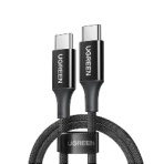 ユーグリーン　ＵＳＢ－Ｃ　ｔｏ　ＵＳＢ－Ｃ　高耐久ナイロン編組急速充電ケーブル　１００Ｗ　１ｍ