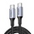 ユーグリーン　ＵＳＢ－Ｃ　ｔｏ　ＵＳＢ－Ｃ　ケーブル　１００Ｗ　１．５ｍ　ブラック　７０４２８　１本